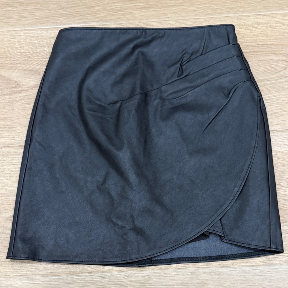 Abercrombie Faux Leather Skirt